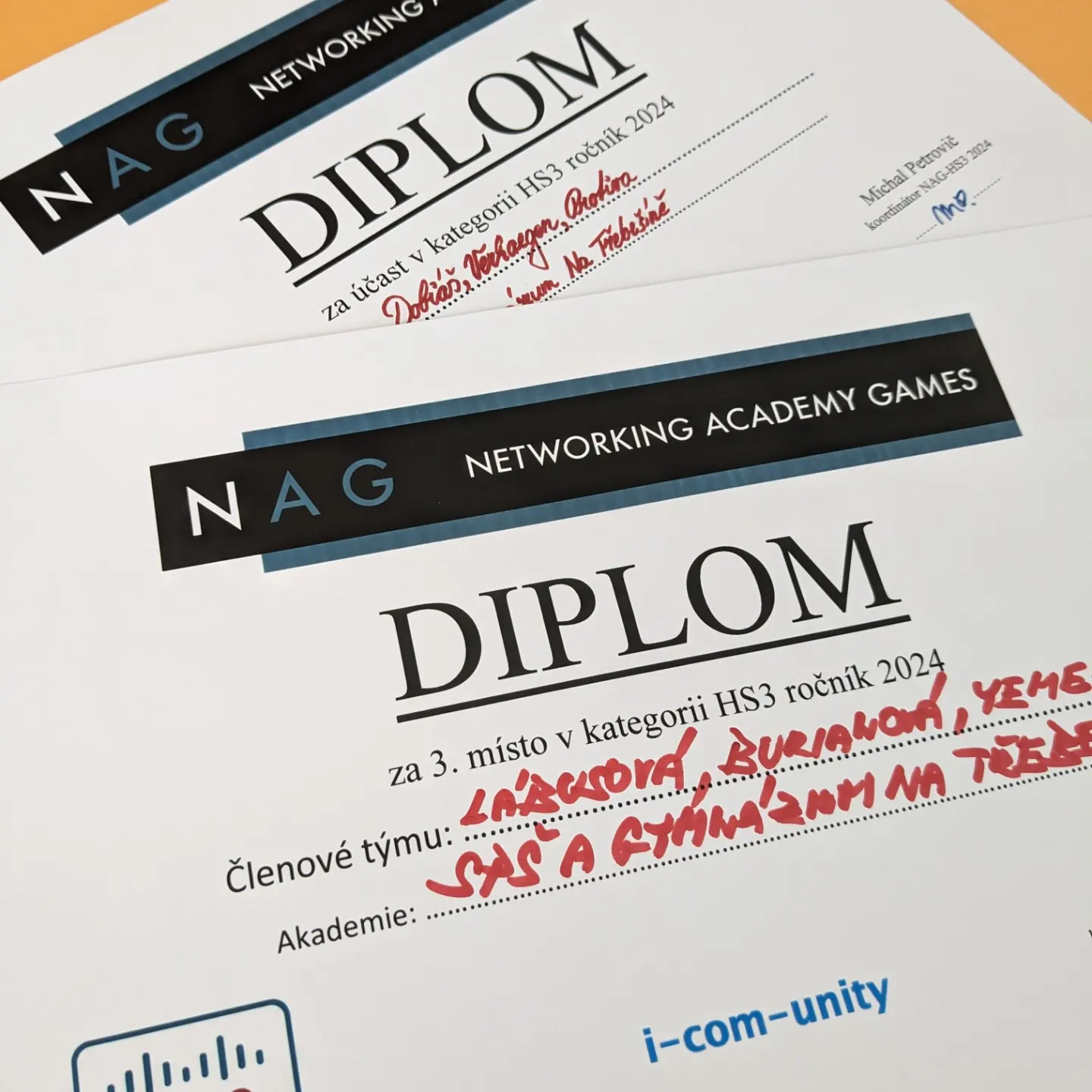 CISCO NAG2024 - NetAcad - Třebešín